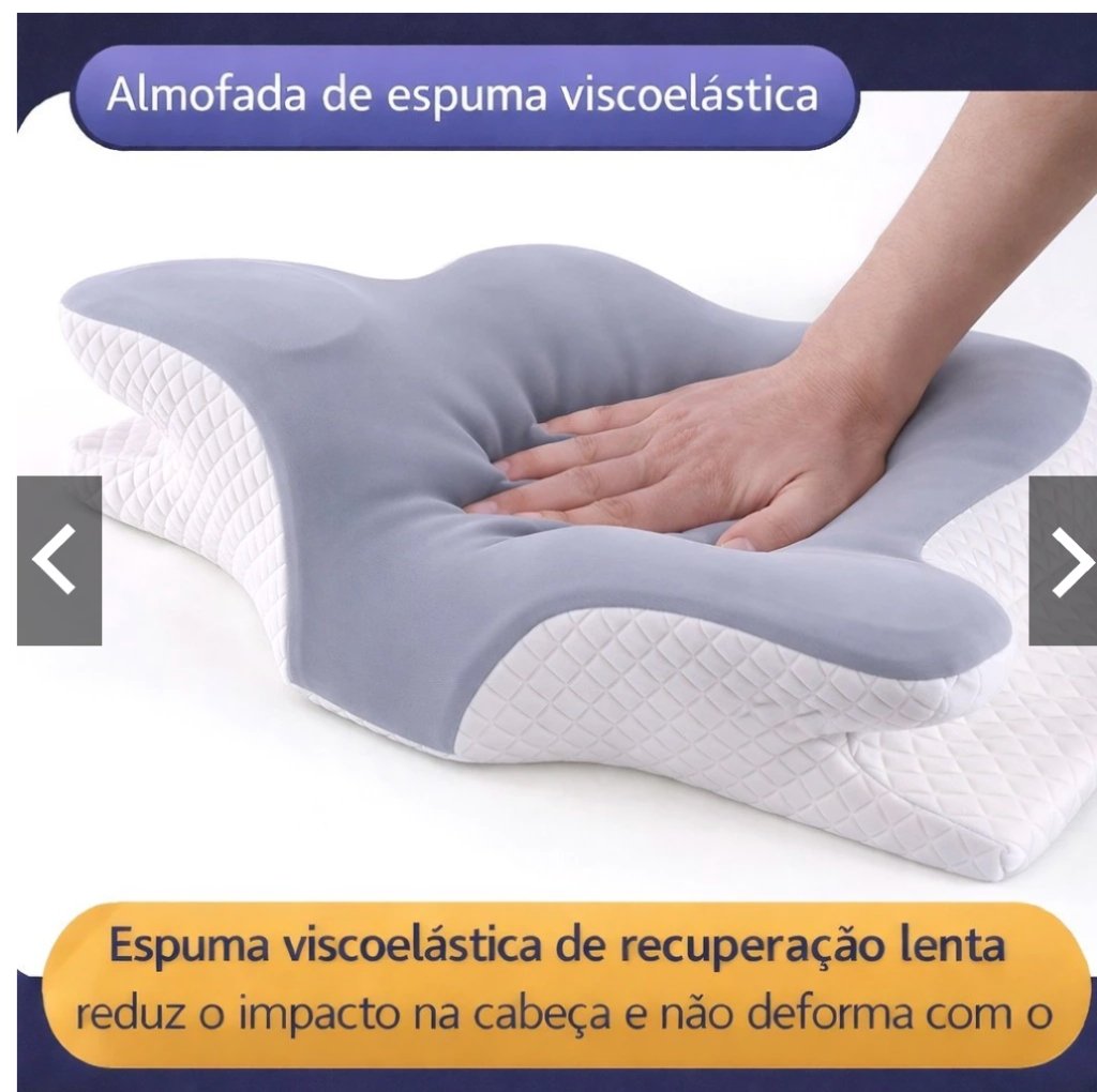 Almofada de espuma viscoelástica de recuperação lenta